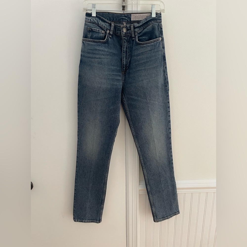 rag & bone Wren slim high rise